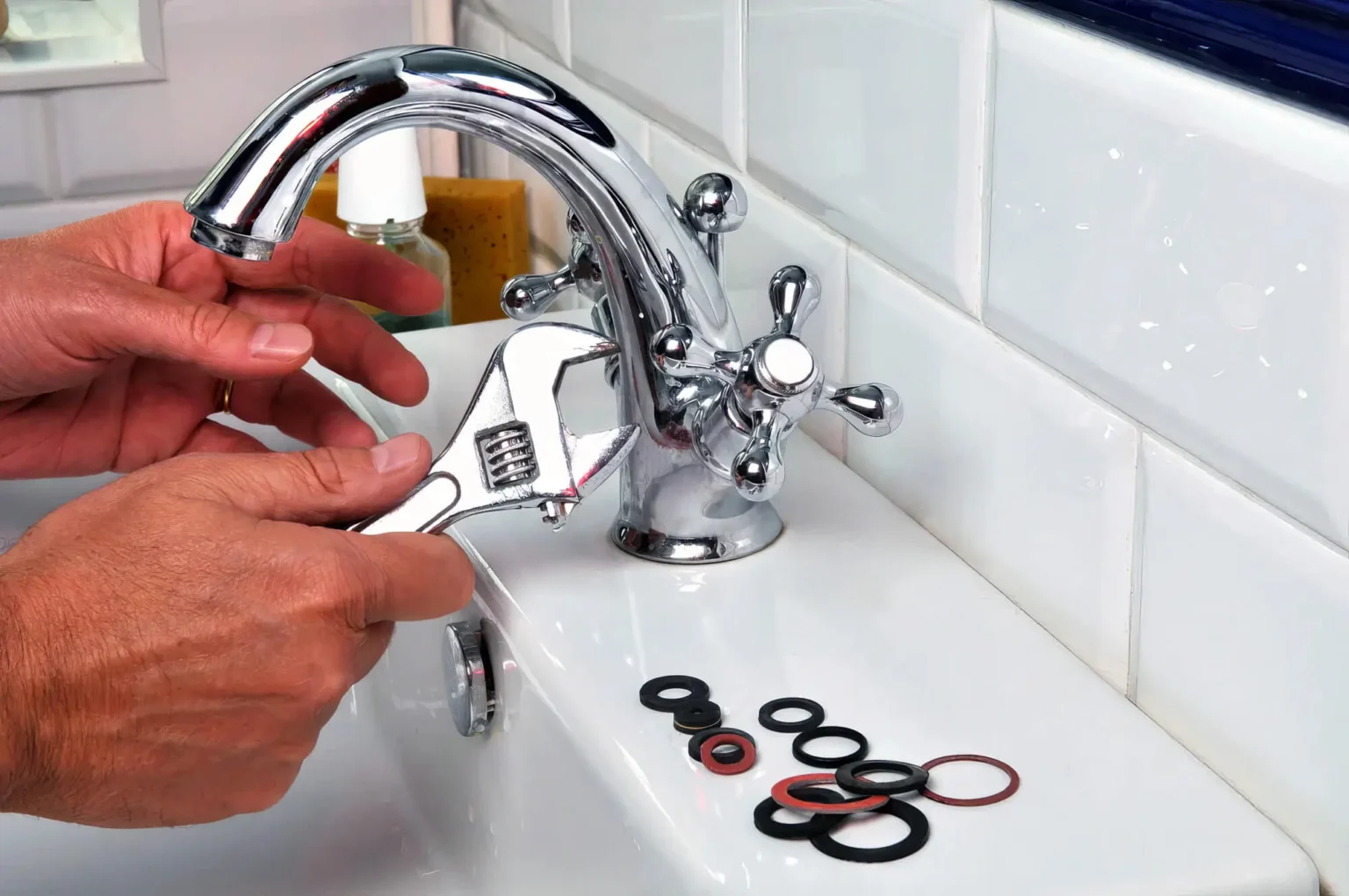 Bathroom faucet repair and fixture replacement in Union City, Georgia