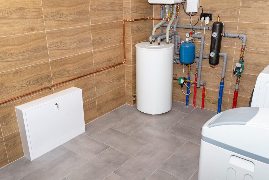 Residential water heater and plumbing system installed in Union City